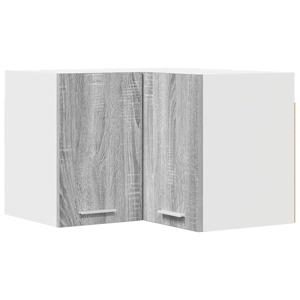 Armadio pensile Grigio Sonoma e Bianco 57 x 57 x 40 cm | homemem39