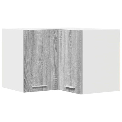 Armadio pensile Grigio Sonoma e Bianco 57 x 57 x 40 cm