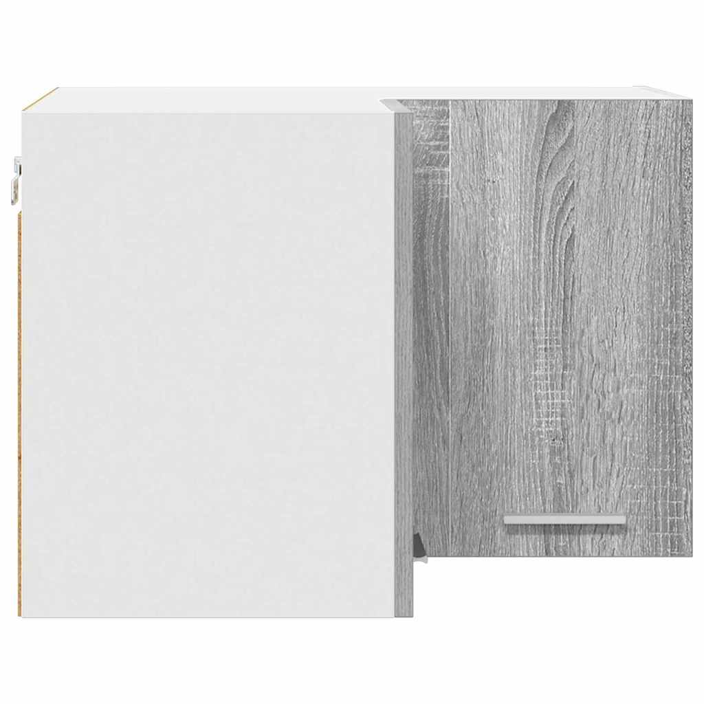 Armadio pensile Grigio Sonoma e Bianco 57 x 57 x 40 cm | homemem39