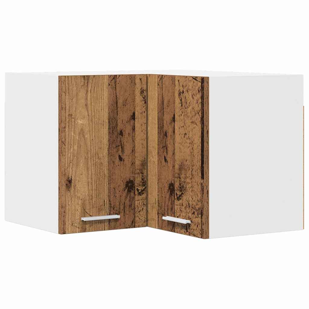 Armadio pensile Legno Antico e Bianco 57 x 57 x 40 cm | homemem39