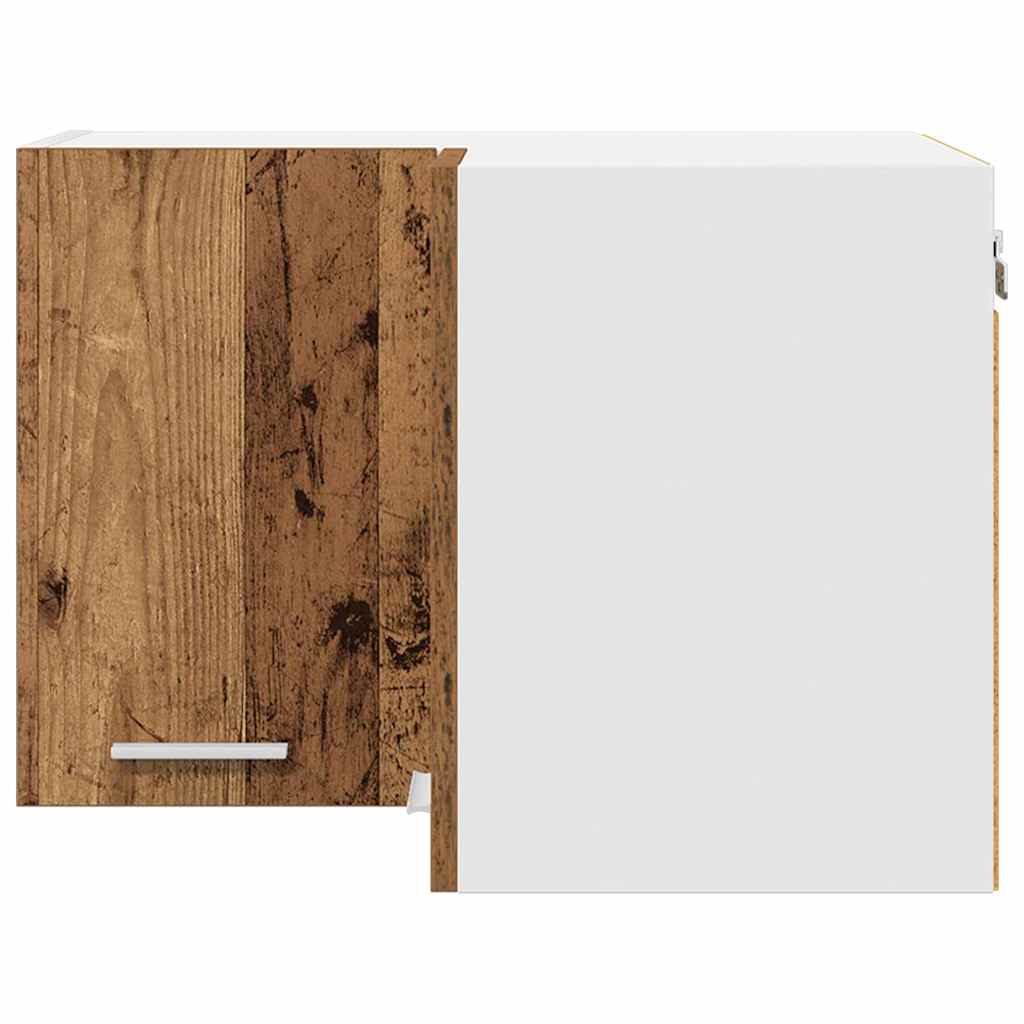 Armadio pensile Legno Antico e Bianco 57 x 57 x 40 cm