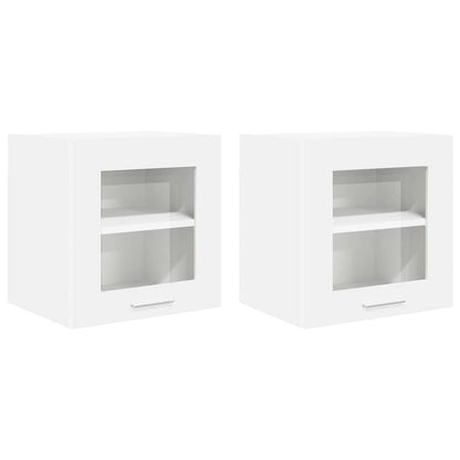 Armadio pensile 2 pcs Bianco 40 x 31 x 40 cm Legno multistrato