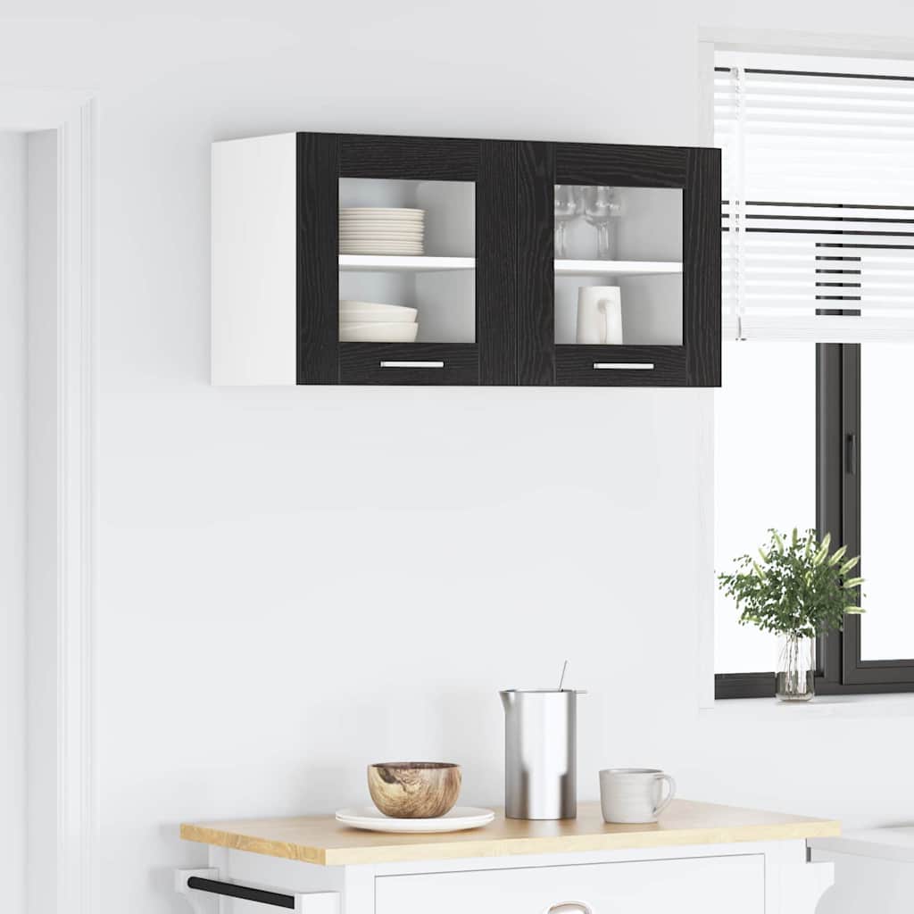 Armadio pensile Rovere Nero 40 x 31 x 40 cm Legno multistrato | homemem39