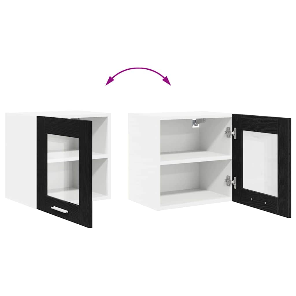 Armadio pensile Rovere Nero 40 x 31 x 40 cm Legno multistrato