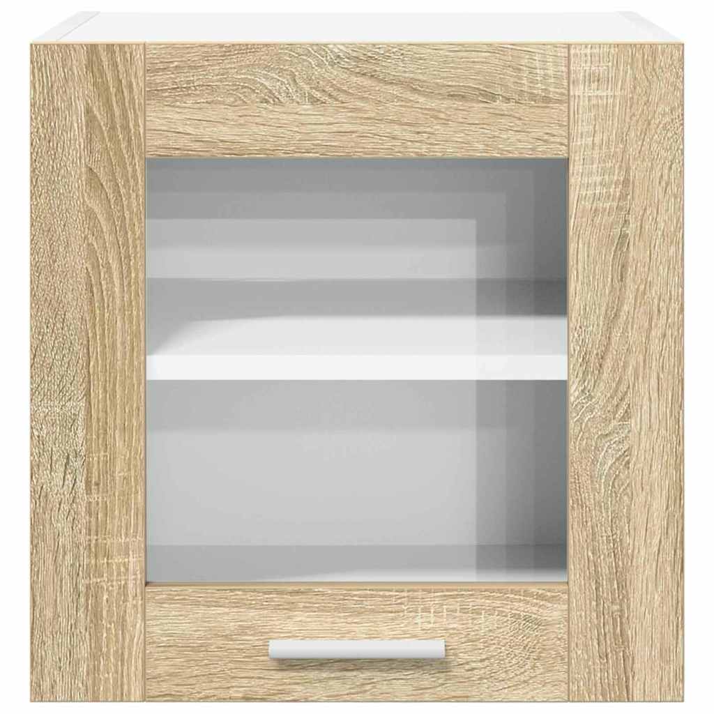 Armadio pensile con porta 2 pcs Rovere Sonoma 40 x 31 x 40 cm