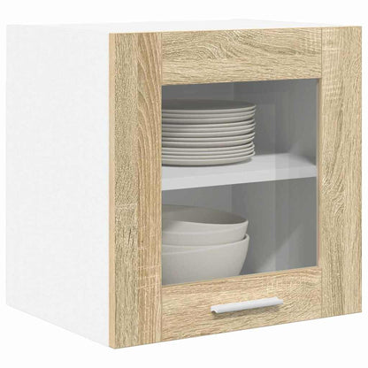 Armadio pensile con porta 2 pcs Rovere Sonoma 40 x 31 x 40 cm | homemem39