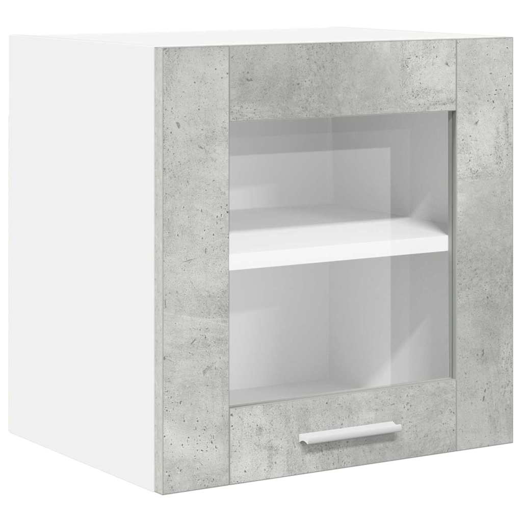Armadio pensile Riga 2 pcs Grigio cemento 40 x 31 x 40 cm | homemem39