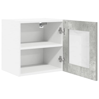 Armadio pensile Riga 2 pcs Grigio cemento 40 x 31 x 40 cm | homemem39