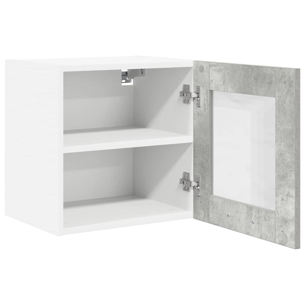 Armadio pensile Riga 2 pcs Grigio cemento 40 x 31 x 40 cm