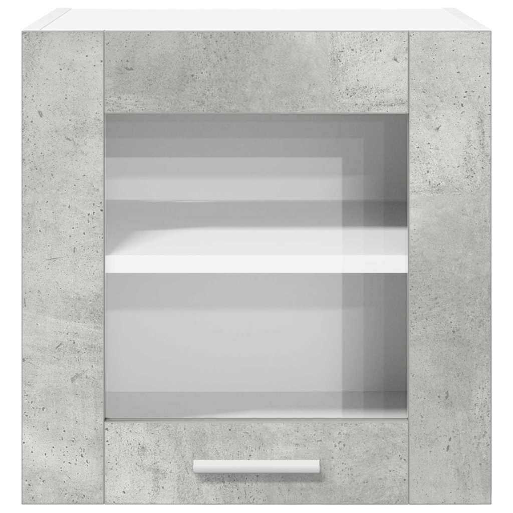Armadio pensile Riga 2 pcs Grigio cemento 40 x 31 x 40 cm | homemem39