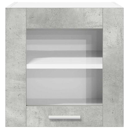 Armadio pensile Riga 2 pcs Grigio cemento 40 x 31 x 40 cm