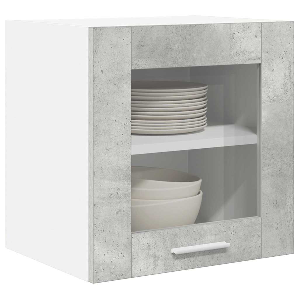 Armadio pensile Riga 2 pcs Grigio cemento 40 x 31 x 40 cm | homemem39