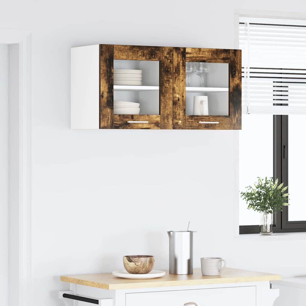 Armadio pensile Rovere fumé 40 x 31 x 40 cm Legno multistrato | homemem39