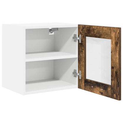 Armadio pensile con porta 2 pcs Rovere fumé 40 x 31 x 40 cm | homemem39