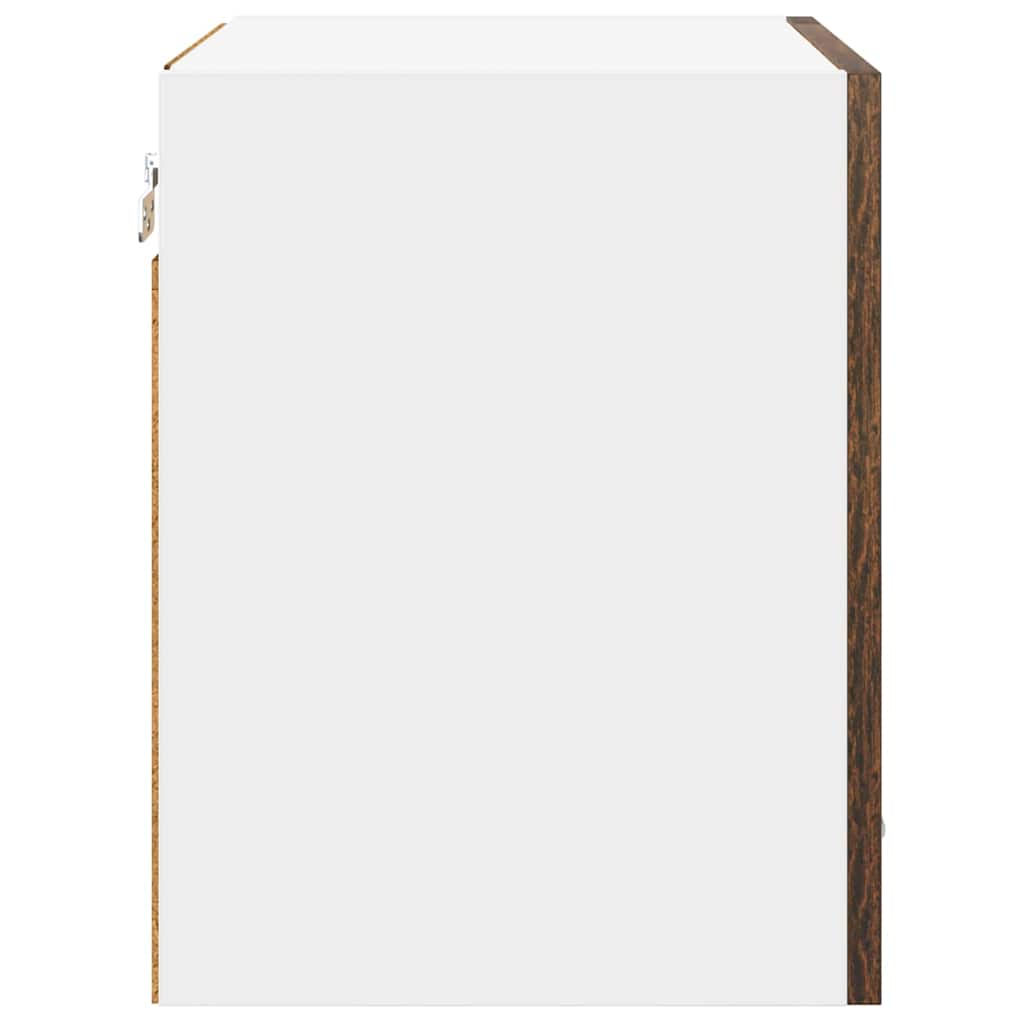 Armadio pensile con porta 2 pcs Rovere fumé 40 x 31 x 40 cm | homemem39