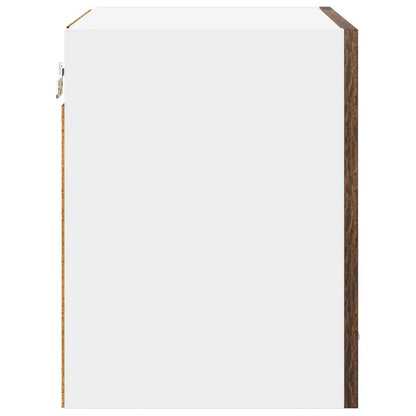 Armadio pensile con porta 2 pcs Rovere fumé 40 x 31 x 40 cm | homemem39