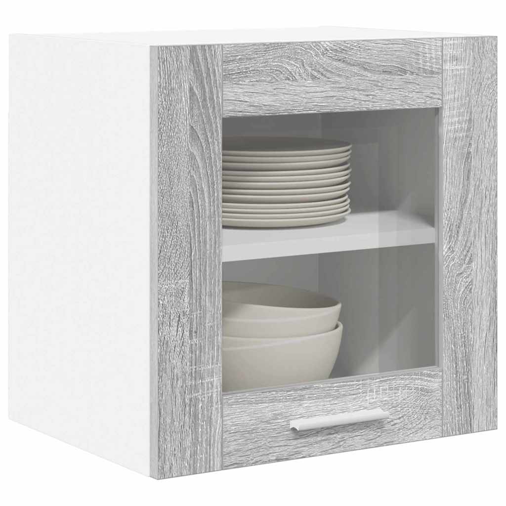 Armadio pensile Grigio Sonoma 40 x 31 x 40 cm Legno multistrato | homemem39