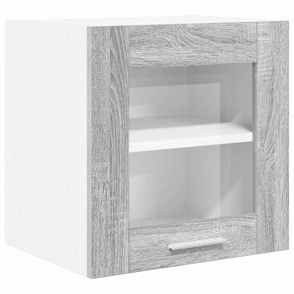 Armadio pensile con porta 2 pcs Grigio Sonoma 40 x 31 x 40 cm | homemem39