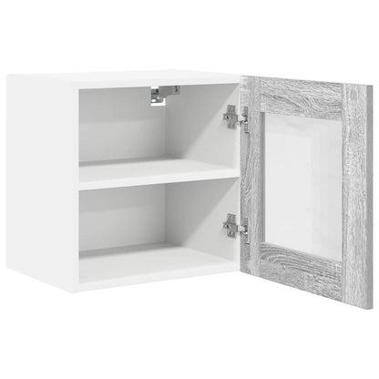 Armadio pensile con porta 2 pcs Grigio Sonoma 40 x 31 x 40 cm | homemem39