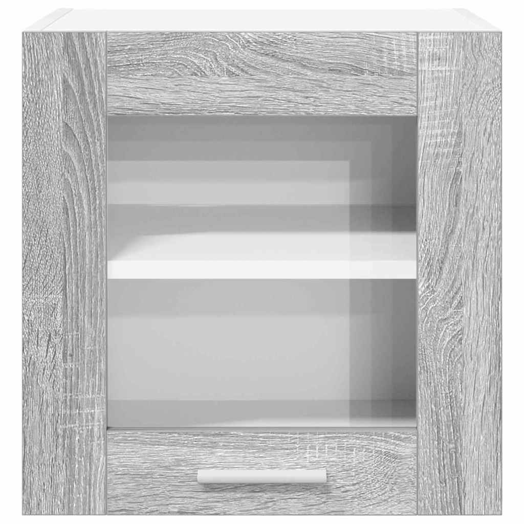 Armadio pensile con porta 2 pcs Grigio Sonoma 40 x 31 x 40 cm | homemem39