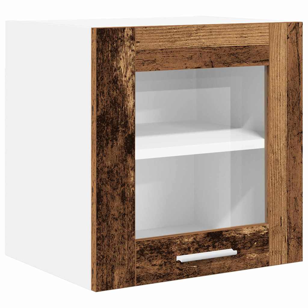 Armadio pensile con porta 2 pcs Legno vecchio 40 x 31 x 40 cm | homemem39