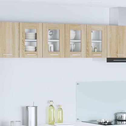 Armadio pensile con porta 2 pcs Rovere Sonoma 60 x 31 x 40 cm | homemem39