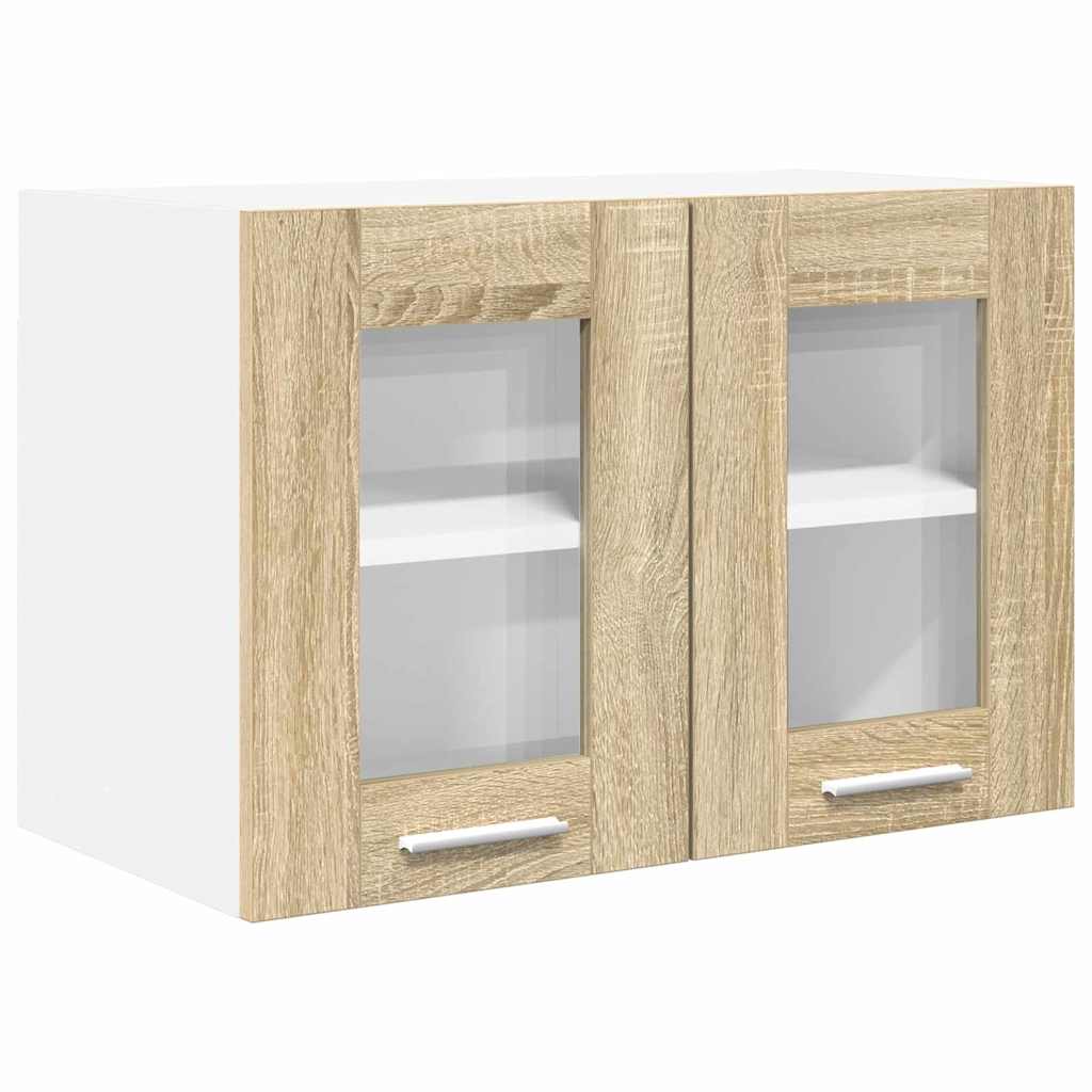 Armadio pensile con porta 2 pcs Rovere Sonoma 60 x 31 x 40 cm