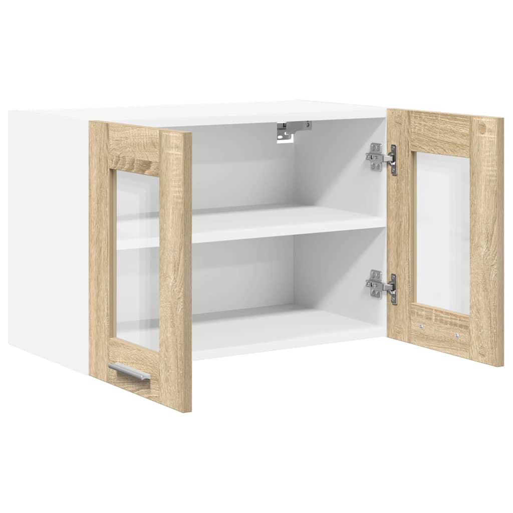 Armadio pensile con porta 2 pcs Rovere Sonoma 60 x 31 x 40 cm | homemem39