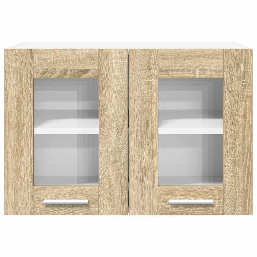 Armadio pensile con porta 2 pcs Rovere Sonoma 60 x 31 x 40 cm | homemem39