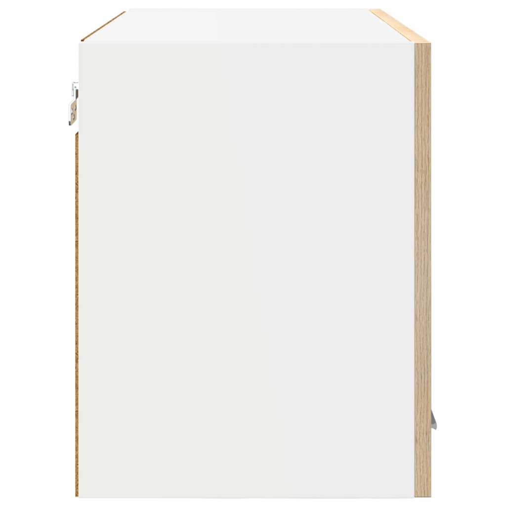 Armadio pensile con porta 2 pcs Rovere Sonoma 60 x 31 x 40 cm | homemem39