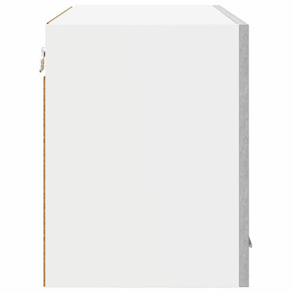 Armadio pensile con porta 2 pcs Grigio cemento 60 x 31 x 40 cm | homemem39