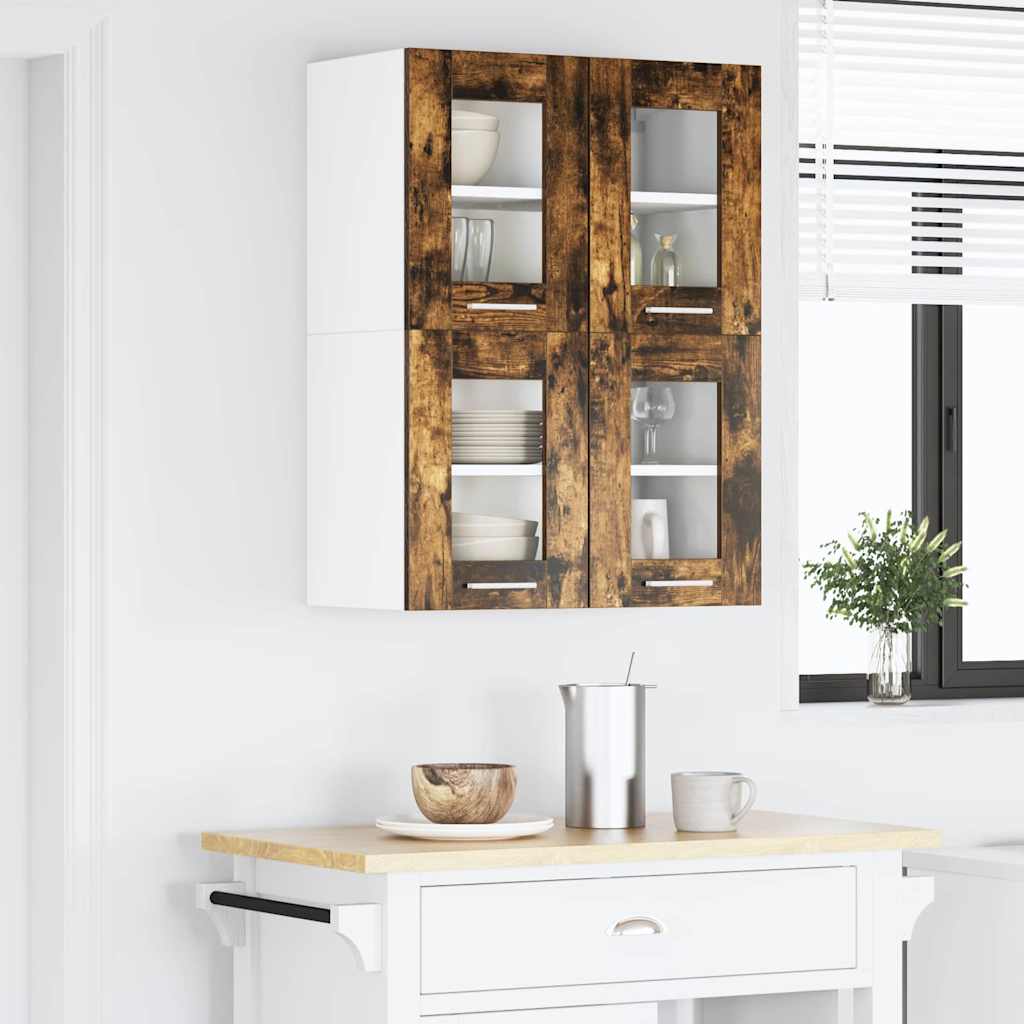 Armadio pensile Rovere fumé 60 x 31 x 40 cm Legno multistrato | homemem39