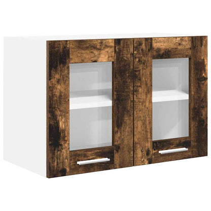 Armadio pensile con porta 2 pcs Rovere fumé 60 x 31 x 40 cm | homemem39