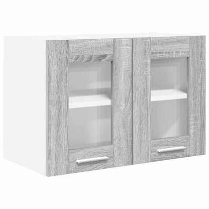 Armadio pensile con porta 2 pcs Grigio Sonoma 60 x 31 x 40 cm | homemem39