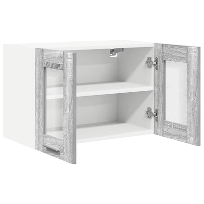Armadio pensile con porta 2 pcs Grigio Sonoma 60 x 31 x 40 cm | homemem39