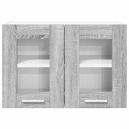 Armadio pensile con porta 2 pcs Grigio Sonoma 60 x 31 x 40 cm | homemem39