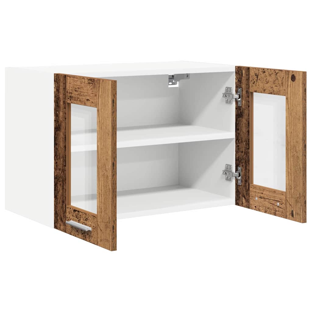Armadio pensile con porta 2 pcs Legno vecchio 60 x 31 x 40 cm | homemem39