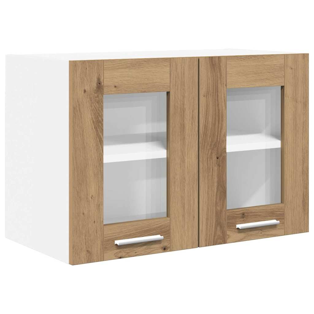 Armadio pensile Riga 2 pcs Rovere artigianale 60 x 31 x 40 cm