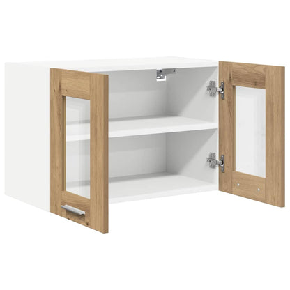 Armadio pensile Riga 2 pcs Rovere artigianale 60 x 31 x 40 cm