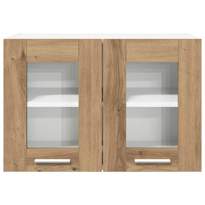 Armadio pensile Riga 2 pcs Rovere artigianale 60 x 31 x 40 cm
