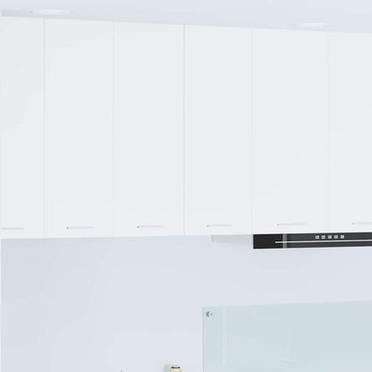 Armadio pensile 2 pcs Bianco 30 x 31 x 80 cm Legno multistrato