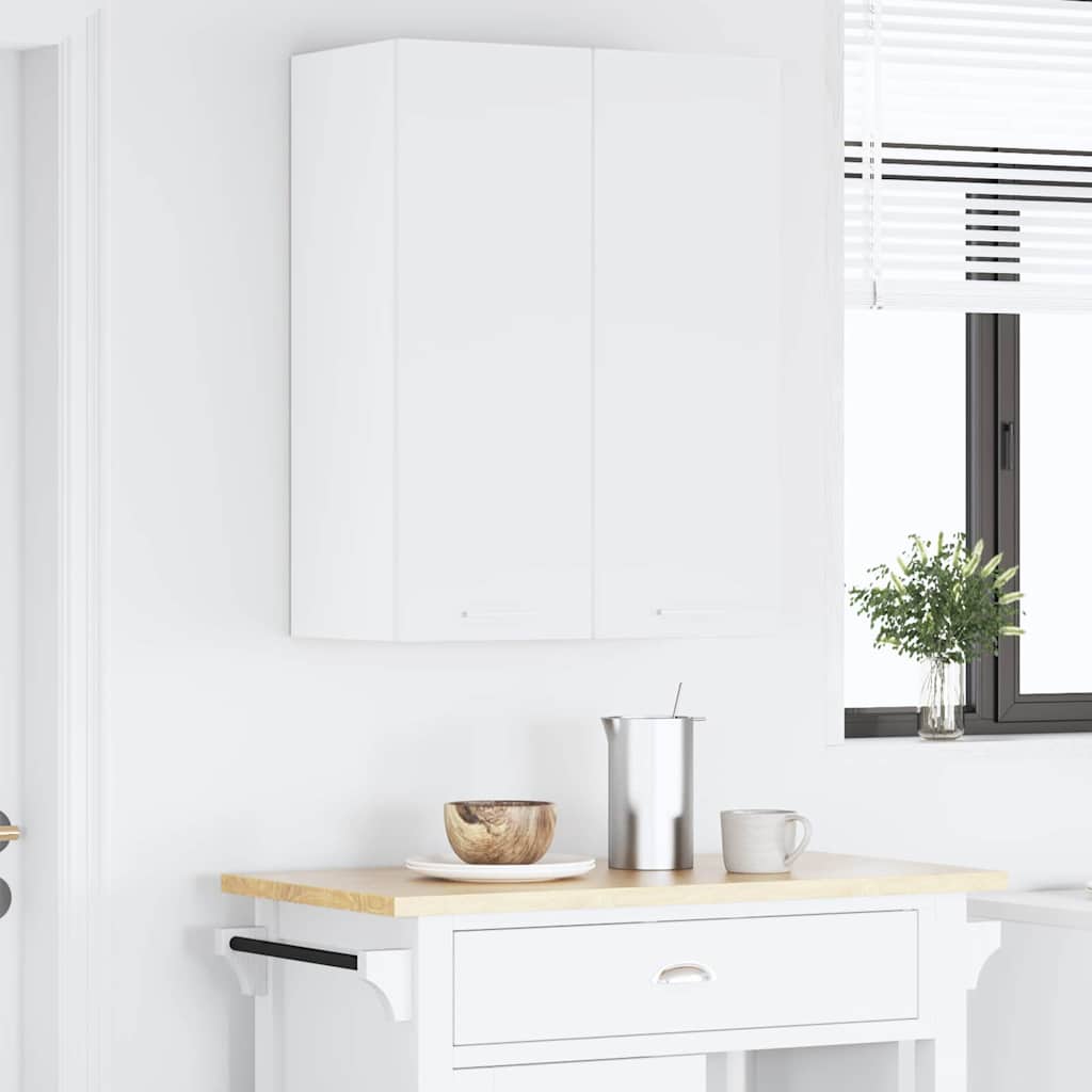 Armadio pensile 2 pcs Bianco 30 x 31 x 80 cm Legno multistrato | homemem39