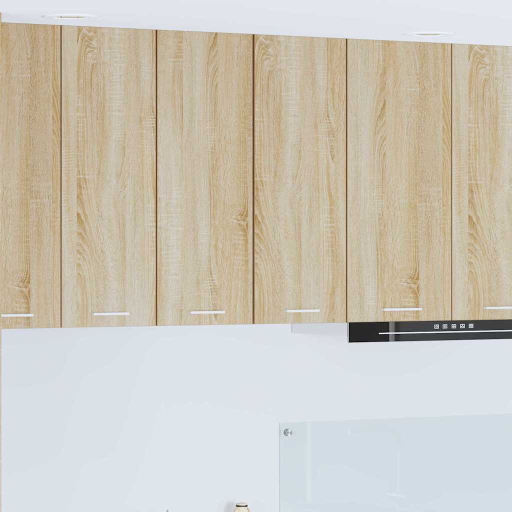 Armadio pensile 2 pcs Quercia Sonoma e Bianca 30 x 31 x 80 cm | homemem39