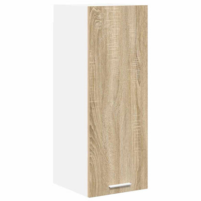 Armadio pensile 2 pcs Quercia Sonoma e Bianca 30 x 31 x 80 cm | homemem39