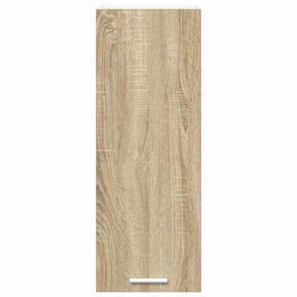 Armadio pensile 2 pcs Quercia Sonoma e Bianca 30 x 31 x 80 cm | homemem39