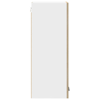 Armadio pensile 2 pcs Quercia Sonoma e Bianca 30 x 31 x 80 cm | homemem39