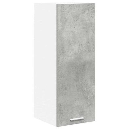 Armadio pensile 2 pcs Grigio Cemento e Bianco 30 x 31 x 80 cm