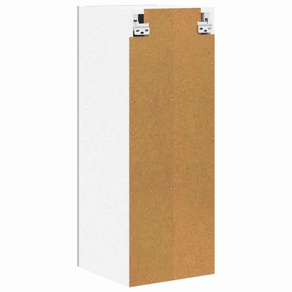 Armadio pensile 2 pcs Grigio Cemento e Bianco 30 x 31 x 80 cm | homemem39