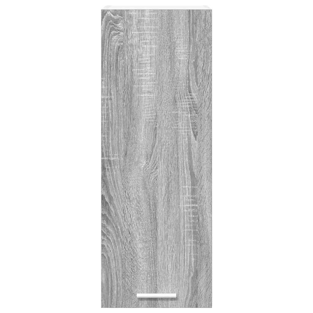 Armadio pensile Grigio Sonoma e Bianco 30 x 31 x 80 cm | homemem39