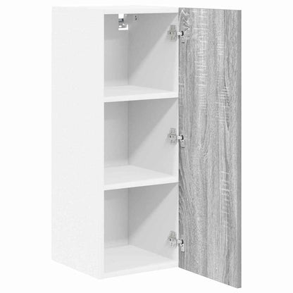 Armadio pensile 2 pcs Grigio Sonoma e Bianco 30 x 31 x 80 cm | homemem39
